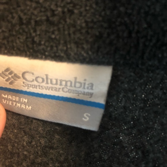 Dark grey Columbia fleece - Picture 2 of 2